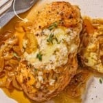 French onion chicken pin image 2.