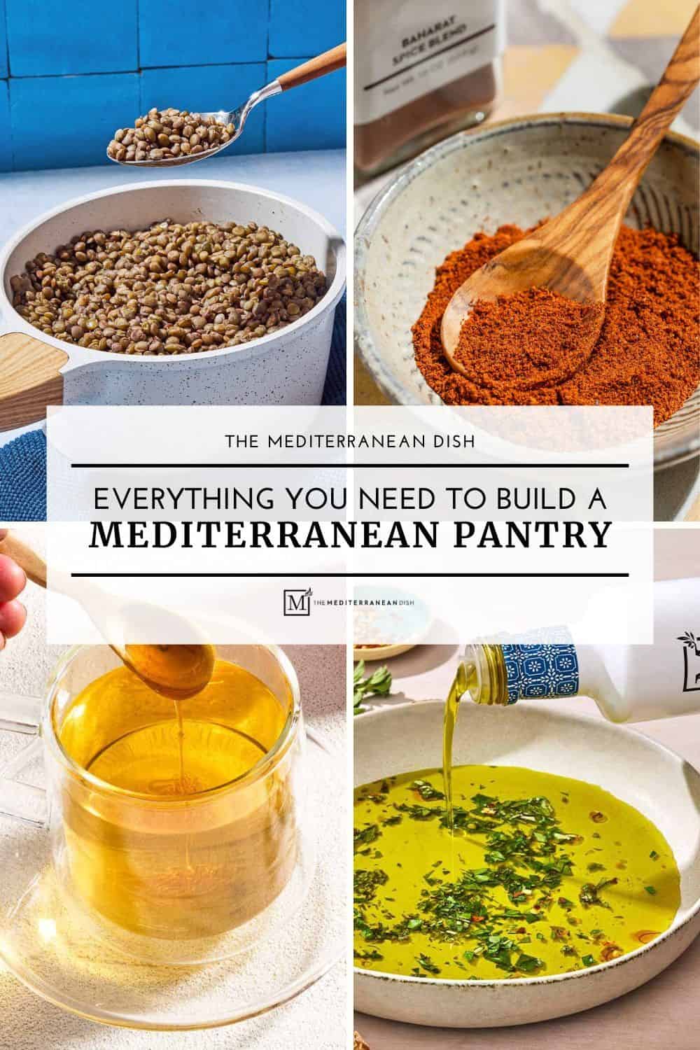 Pin image 3 for the Mediterranean pantry guide.