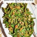 Pin image 1 for sauteed green beans.